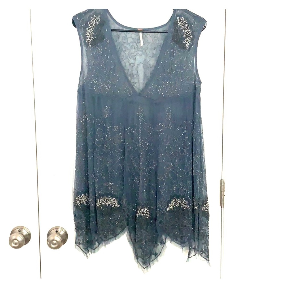 Night shimmers mini dress
